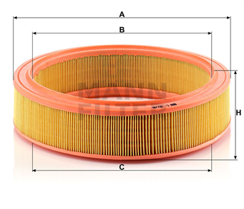 MANN-FILTER mann hummel hava filtresi fiat doblo doblo cargo 119223 12 65hp 1100 c3078