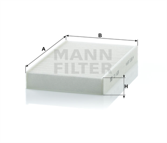 MANN-FILTER mann hummel polen filtresi renault fluence 15 dci16 16v 20 16v 2010 cu1629