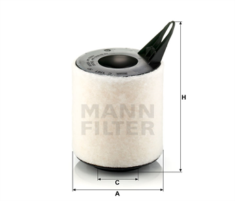 MANN-FILTER  hava filtresi bmw 3 e90e91e92e93 318i 143hp 0907 c1361