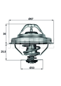 MAHLE mahle termostat 92 cm40 b16 m40b20 95000 tx 28 92d