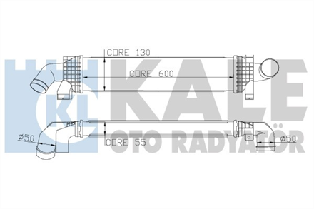 KALE OTO RADYATÖR kale intercooler al pl brz c max focus c focus ii 346900 2