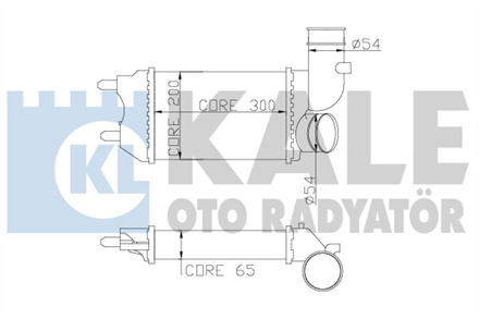 KALE OTO RADYATÖR kale intercooler al pl brz ducato 343500 2