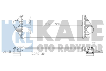 KALE kale intercooler al pl brz sprinter 343200 2