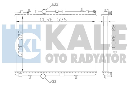 KALE OTO RADYATÖR kale radyator psa 207 208 301 2008 c2 c3 c4 c elysse ds3 al pl brz 16 hdi 352500 3