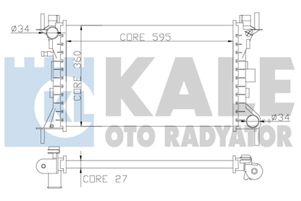 KALE OTO RADYATÖR kale radyator al pl brz mt focus 349700 2