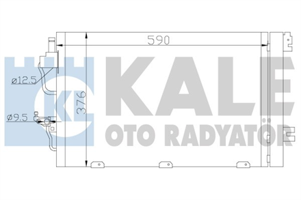 KALE OTO RADYATÖR kale kondenser al al astra h zafira b 393400 2