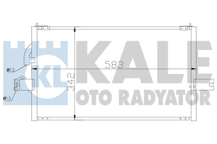 KALE OTO RADYATÖR kale klima radyatoru 583x342x16 accent i x 3 13 13 12v 15 16v 94 00 386400