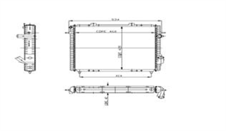 KALE kale su radyatoru 460x434x42 expres ii 19 d aluminyum 0531311ab