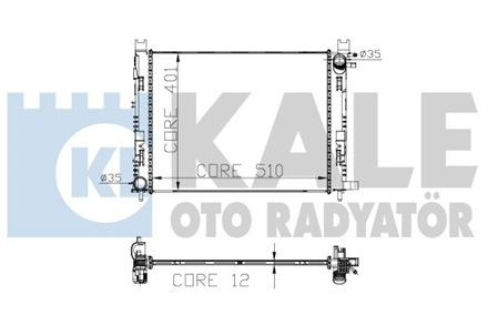 KALE kale radyator rclio iv 1 sira ale 0518591ab 3