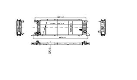 KALE kale radyator ford transit t 15 19 ymturbo 2 sira cupl sistem 0220252pa 3