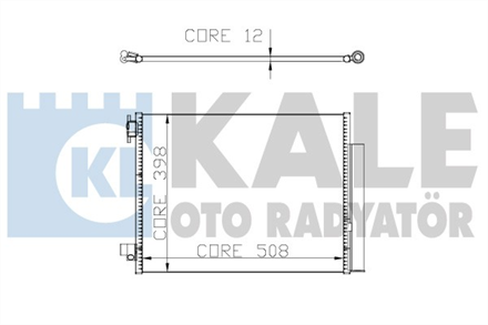 KALE kale kondenser renault clio i 050abc080 3