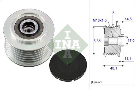 INA ina alternator kanalli rulman vw transporter t4 25 tdi 98 lt 46 2 8 dti 02 535005210 2