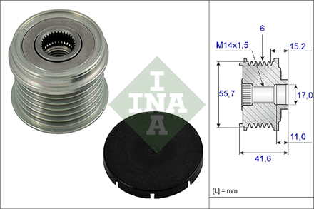 INA ina alternator rulmani volvo s40 16 18 20 20t t4 96 04 v40 16 18 20 20t t4 96 04 535002410