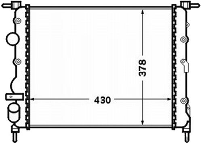 ORIS oris radyator clio ii logan 04kng 01megane 9614 1615d 19 klimasizmek 430x377x23 mrn933