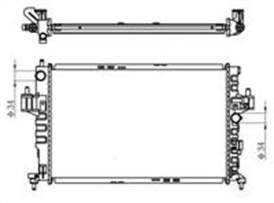 ORIS oris radyator corsa c combo tigra 13 cdti 17 cdtiacmek600x377x23 mop031