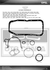 OTOCONTA alt tk contasi viton keceli astra vectra ascona kadett 18 8v