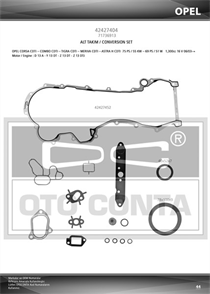 OTOCONTA otoconta alt takim contasi skt keceli fiat palio albea doblo opel corsa astra combo 13 mjtd 42427404s