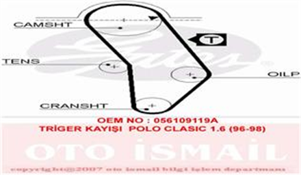 GATES gates triger kayisi 121 dis polo 16 aft 5016