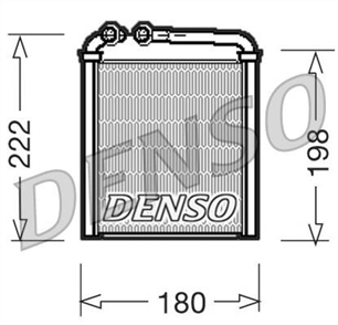 DENSO denso kalorifer radyatoru golf v plus octavia 14 16 19 20 passat 16 19 20 153x180x27mkotac drr32005