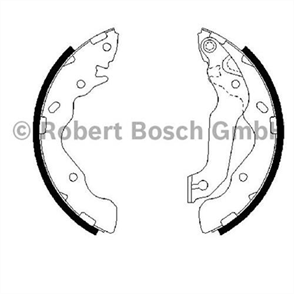 BOSCH bosch pabuclu fren balatasi 20338 mm 0986487673