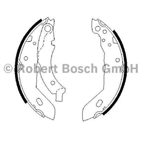 BOSCH bosch pabuclu fren balatasi 18042 mm 0986487084