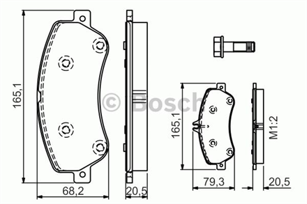 BOSCH bosch disk balata on 0986494302