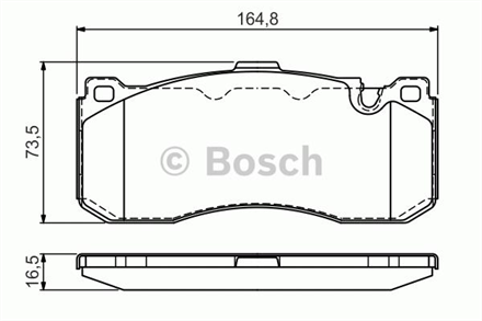 BOSCH bosch disk balata on 0986494428