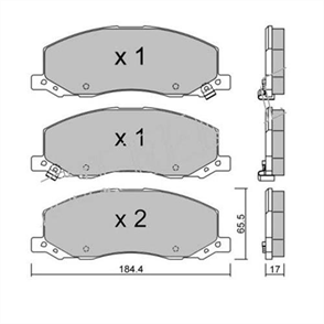 BOSCH bosch disk balata on 0986494298