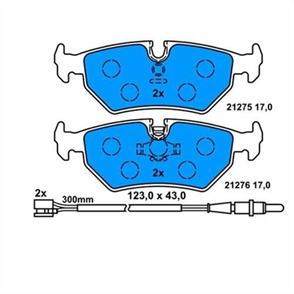 BOSCH bosch disk balata arka 0986424027