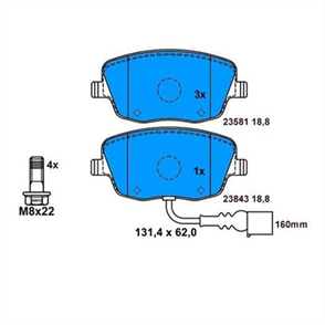 BOSCH bosch disk balata on 0986424829