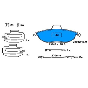 BOSCH bosch disk balata on 0986424415