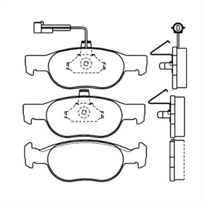 BOSCH on balata fisli marea 14 16 96 alfa 145 146 14 16 0986tb2285