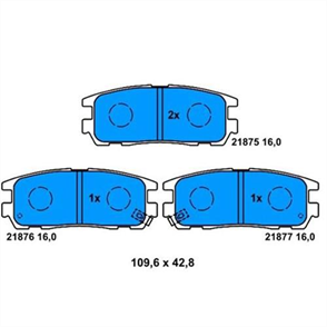 BOSCH bosch fren balatasi arka 109mm frontera 98 0986424367