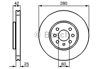 BOSCH bosch disk aynasi on opel astra h 13 cdti 14 16 meriva 16 06 0986479s55 3