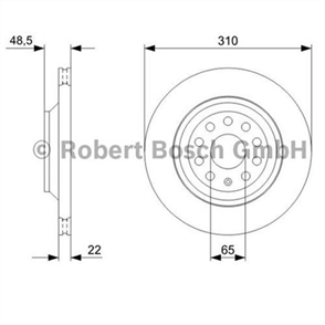 BOSCH bosch fren diski arka 0986479303 2