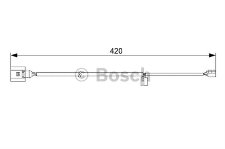 BOSCH bosch fren ikaz kablosu 418mm cayenne porsche cayenne 9pa 32 03 m022y 1987473012