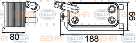 BEHR behr sanziman yag sogutucu volvo s60 10 s80 10 v60 10 v70 10 xc60 10 xc70 10 ford lendrover 8mo376747161