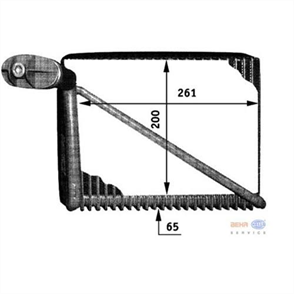 BEHR behr klima radyatoru 200x262x65 a3 passat 16 18t 19 tdi 20 23 vr5 28 v6 97 00 ynae48000p 8fv 351 211 061