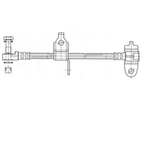 AUTOTECH autotech on sag fren hortumu transit v184 tf0397 t0397