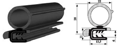 AUTOPARCT autoparct kapi fitili metre tek tubink etekli 18 mm 50 mt ft125 131