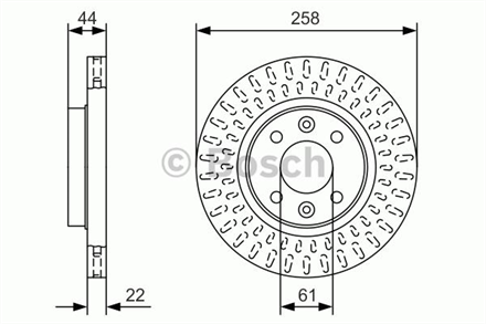 BOSCH  0986479u50 on fren aynasi clio iv logan ii logan ii mcv sandero ym 15 dci 12 havali 0986479a86 2