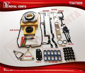 ROYAL royal motor takim conta skt kecelisubplast skcsiz transit 32 tdci t567009