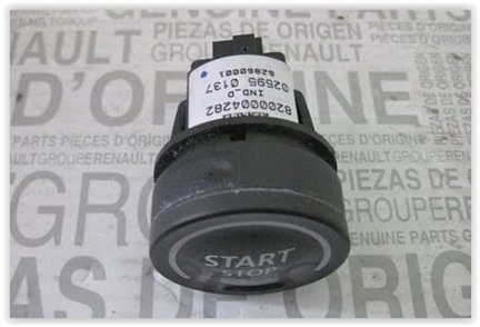 RENAULT mais start stop dugme laguna ii 8200004282