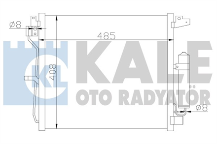 KALE kale klima radyatoru kurutuculu nissan juke 15 dci 2010 343160