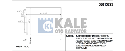 KALE OTO RADYATÖR kale klima kondenseri mercedes benz e200 e220 e230 e240 e250 e280 e300 e320 e420 al al 570x478x20 381300