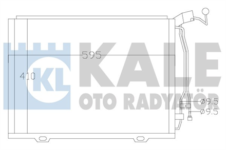 KALE kale klima kondenseri mercedes benz c200 c200t c220 c220t al al 590x440x16 392500