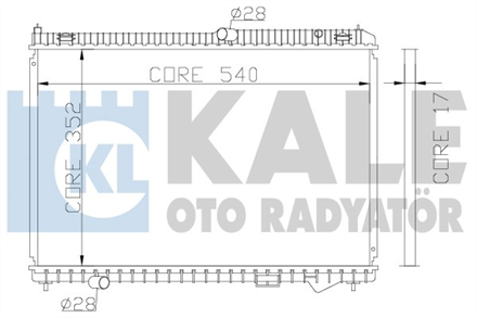 KALE OTO RADYATÖR kale motor su radyatoru ford b max ecosport fiesta vi fiesta vi van tourneo courier ransit courier b460 2008 brazing atmt 341945