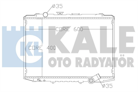 KALE OTO RADYATÖR kale radyator hyundai h100box bus al pl brz 342290 3