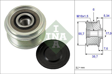 INA ina alternator kanalli rulman antara 20 cdti 07 535007710