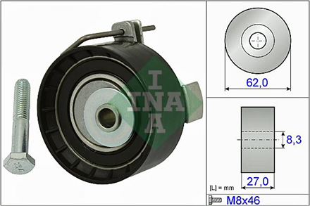 INA  eksantrik gergi kiti 117x220 cmax 16 16v focus 14 16 16v fiesta 12 14 16 16vk045433xs 530049510